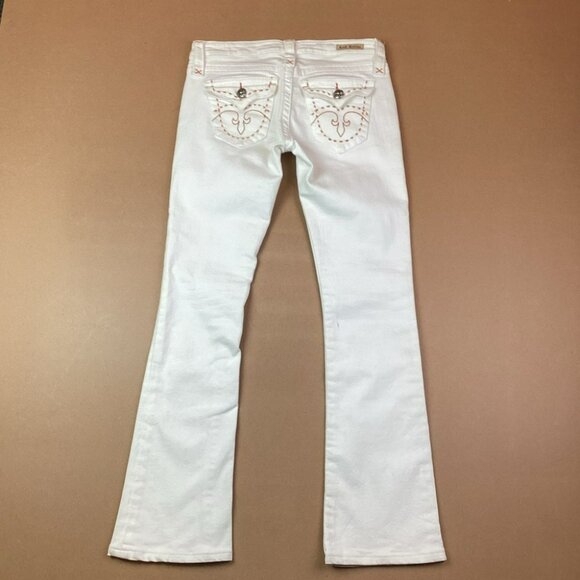 Rock Revival White Flare Jeans 26 - Picture 11 of 11
